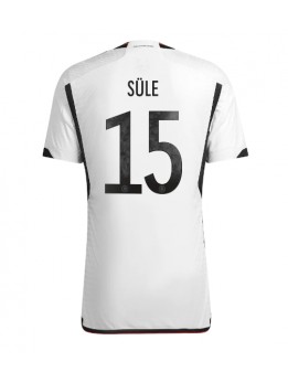 Tyskland Niklas Sule #15 Replika Hemmakläder VM 2022 Kortärmad